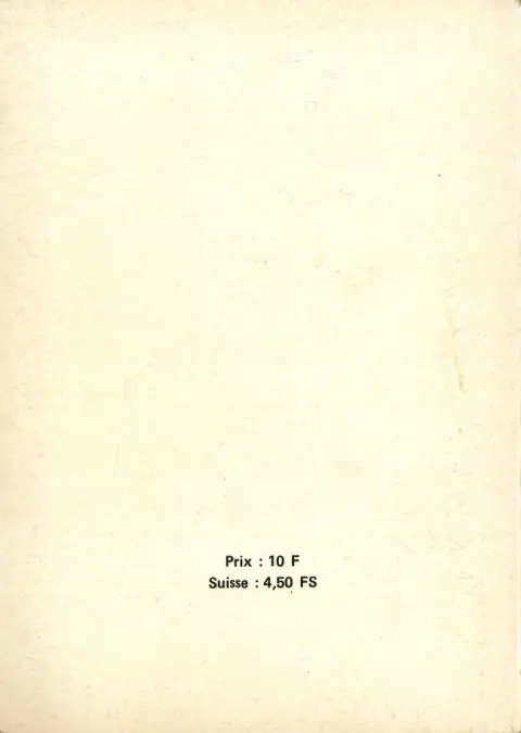 Verso de l'album Strange Album N° 47