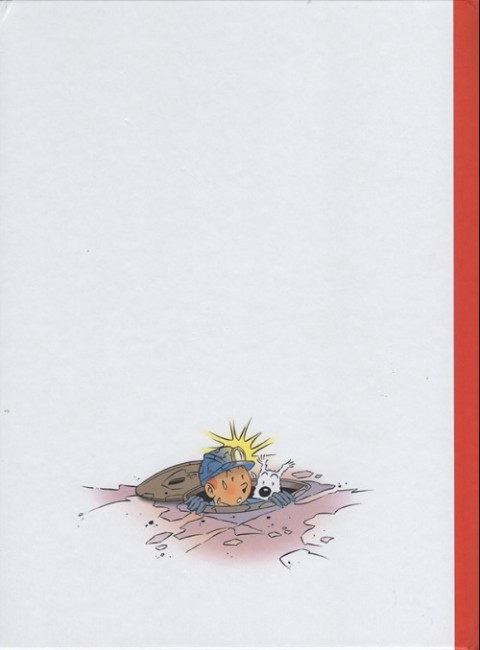 Verso de l'album Tintin La créature des abîmes