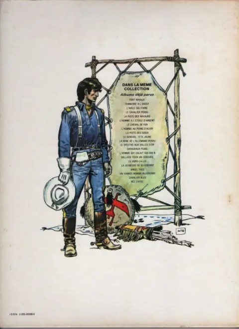Verso de l'album Blueberry Tome 11 La mine de l'Allemand perdu
