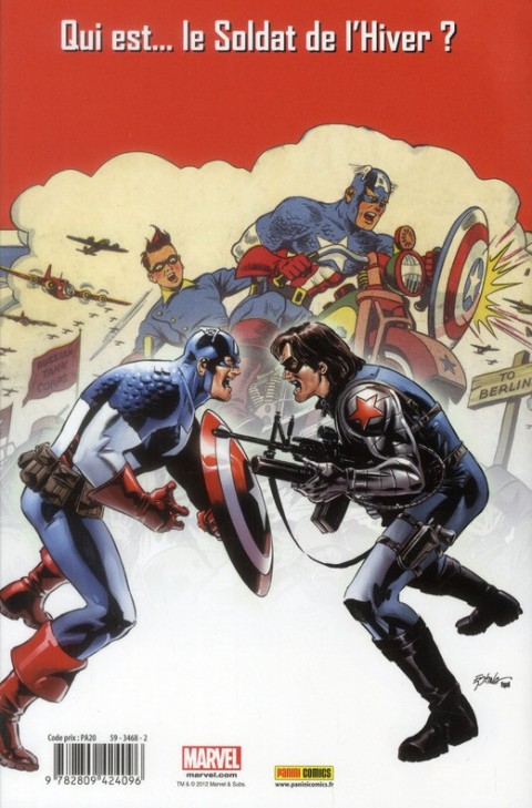 Verso de l'album Captain America Tome 2 La Légende Vivante