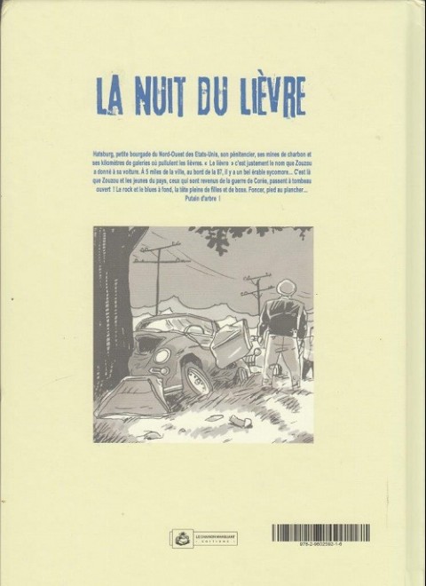 Verso de l'album La Nuit du lièvre