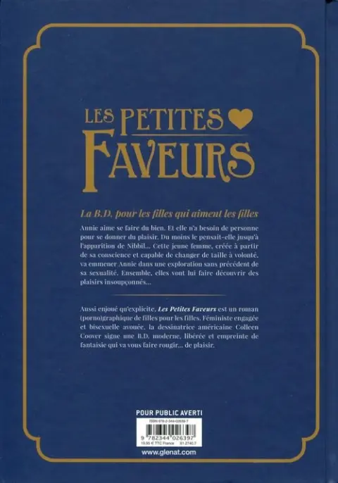 Verso de l'album Small favors Les petites faveurs