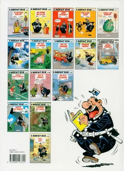 Verso de l'album L'Agent 212 Tome 14 Sauté de poulet
