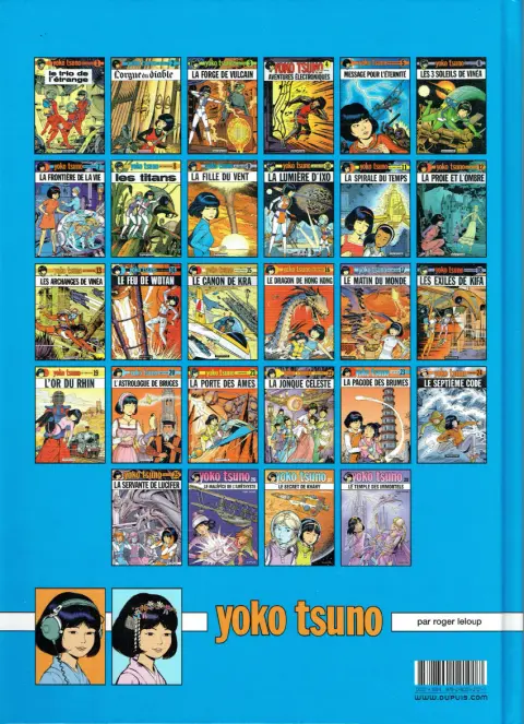 Verso de l'album Yoko Tsuno Tome 20 L'astrologue de Bruges