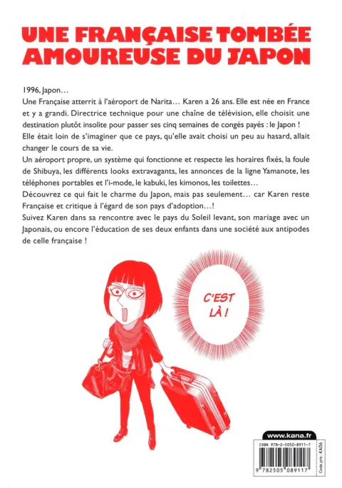 Verso de l'album Ivre du Japon