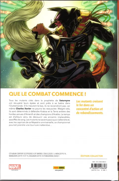 Verso de l'album X of Swords Volume 3/4