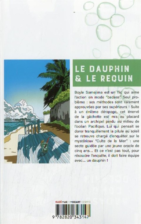 Verso de l'album Badass cop & dolphin 1