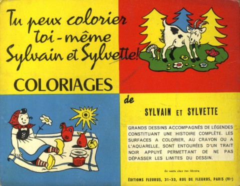 Verso de l'album Sylvain et Sylvette Tome 30 Au secours de Mignonnet