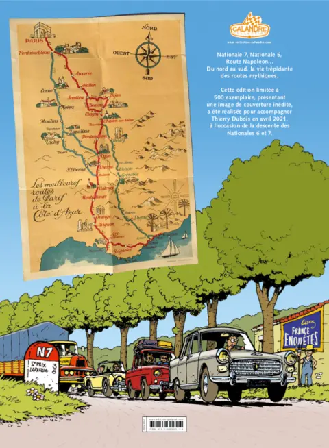 Verso de l'album Chroniques de la Nationale 7 Tome 2 Par tous les temps