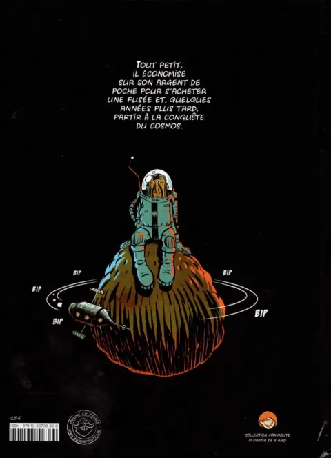 Verso de l'album Le carnet de voyage intergalactique de Robert Thomas'Tomate