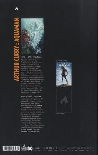 Verso de l'album Arthur Curry : Aquaman 1 Eaux troubles