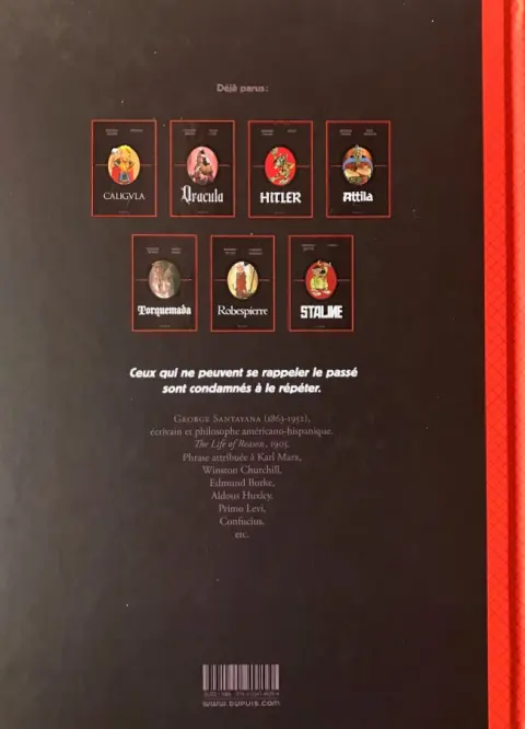 Verso de l'album Les Méchants de l'Histoire / La Véritable Histoire Vraie Tome 7 Staline