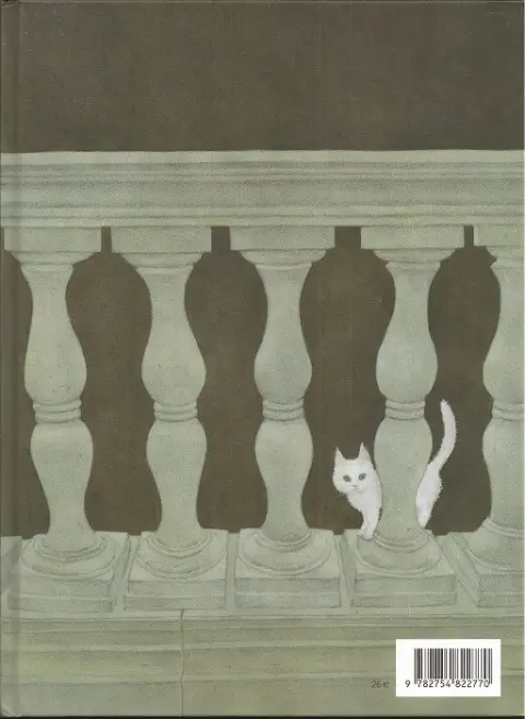 Verso de l'album Les Chats du Louvre Premier tome
