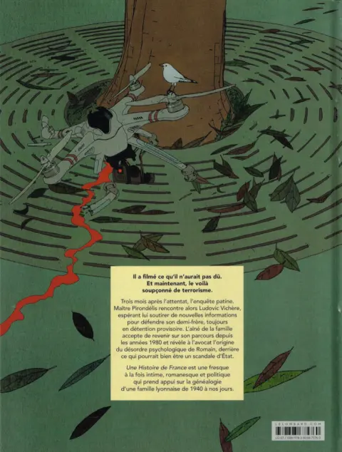 Verso de l'album Une Histoire de France 3 État Pathologique