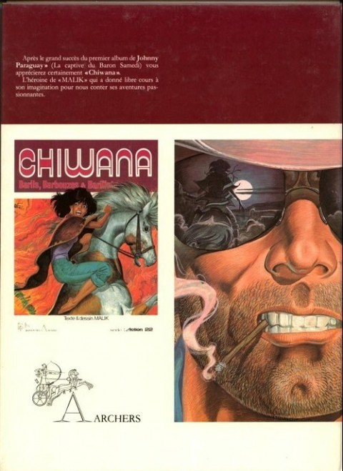 Verso de l'album Chiwana Tome 1 De la poussière et des larmes