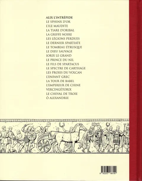 Verso de l'album Alix Tome 1 Alix l'intrépide