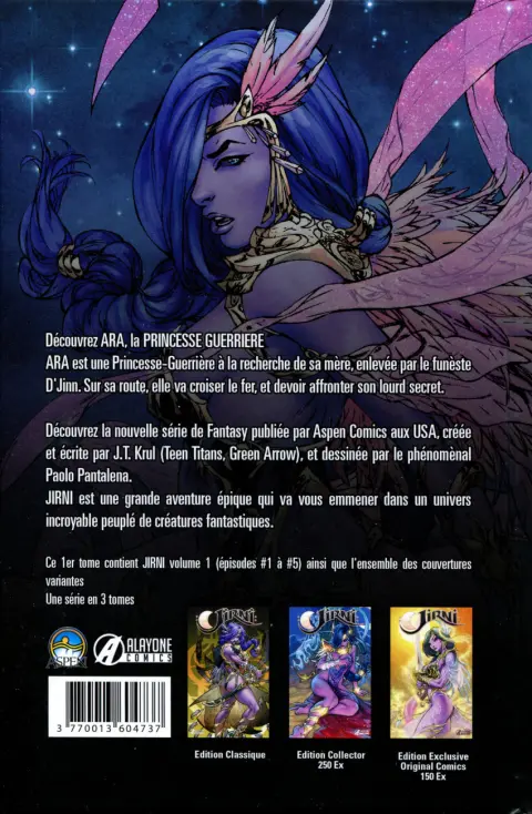 Verso de l'album Jirni Tome 1 Ombres et Poussière