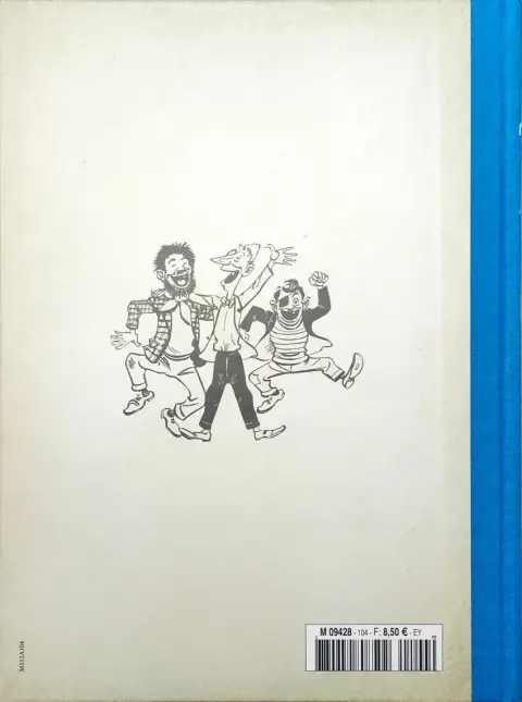 Verso de l'album Les Pieds Nickelés - La collection Tome 104 Les Pieds Nickelés et leur fusée atomique