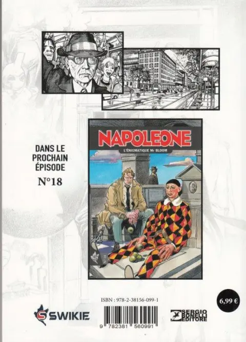 Verso de l'album Napoleone N° 17 Le Maraudeur