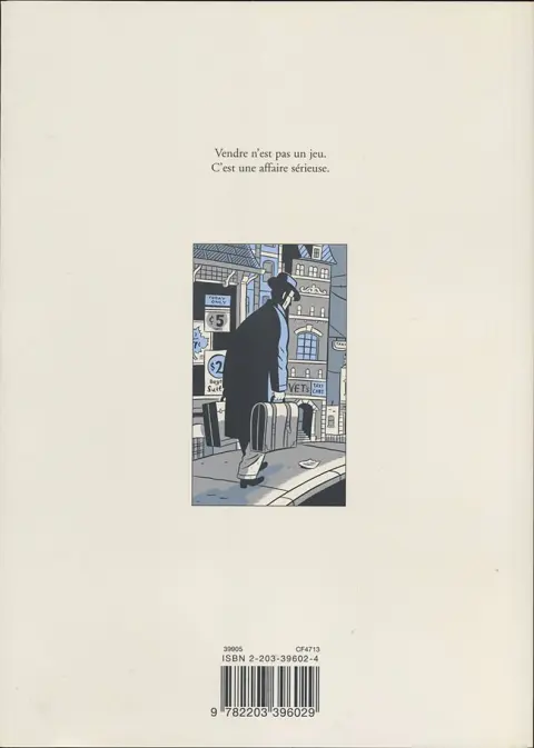Verso de l'album Le Commis voyageur Tome 1