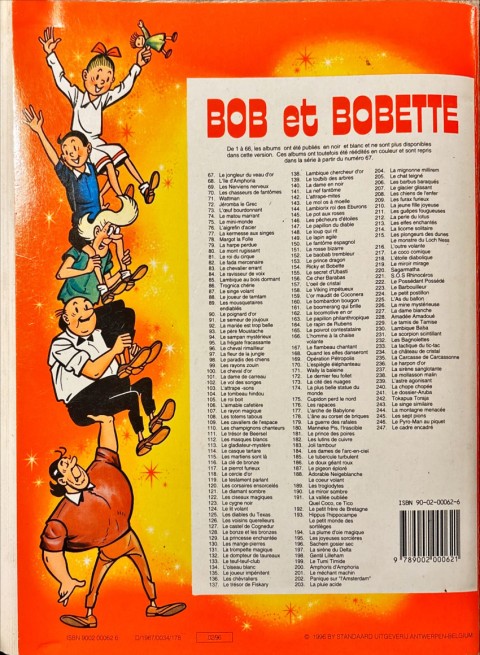 Verso de l'album Bob et Bobette Tome 75 Le mini-monde