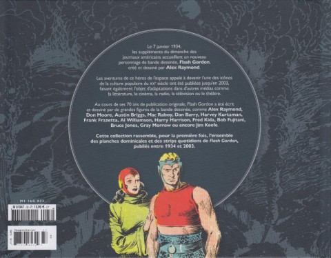 Verso de l'album Flash Gordon Tome 33 1951-1953