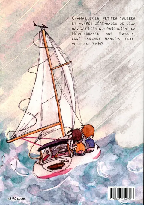 Verso de l'album Je veux arrêter la voile !