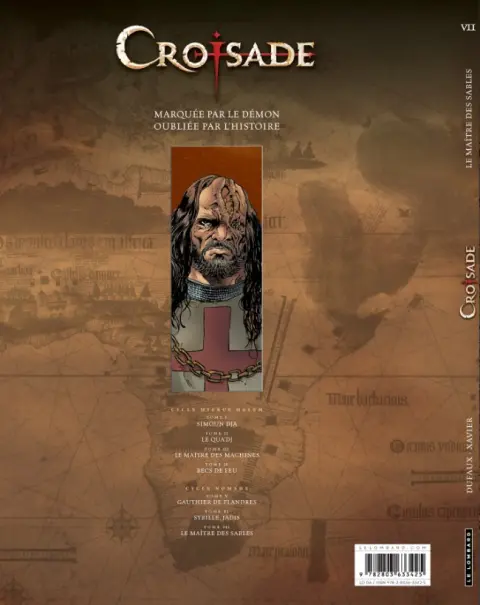 Verso de l'album Croisade Tome 7 Le maître des sables