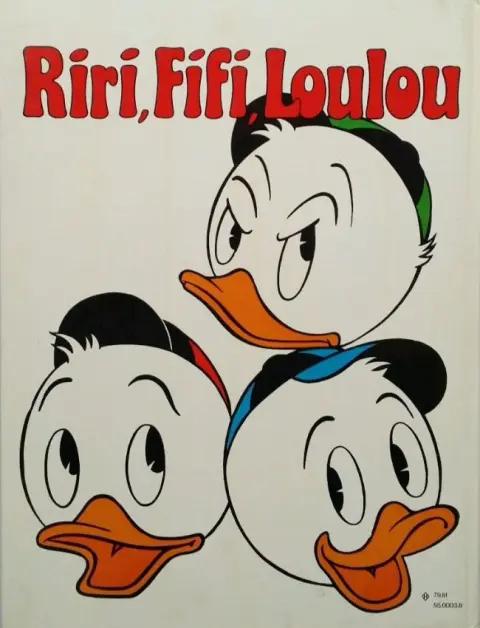 Verso de l'album Donald Tome 3 3 neveux en or: Riri, Fifi, Loulou