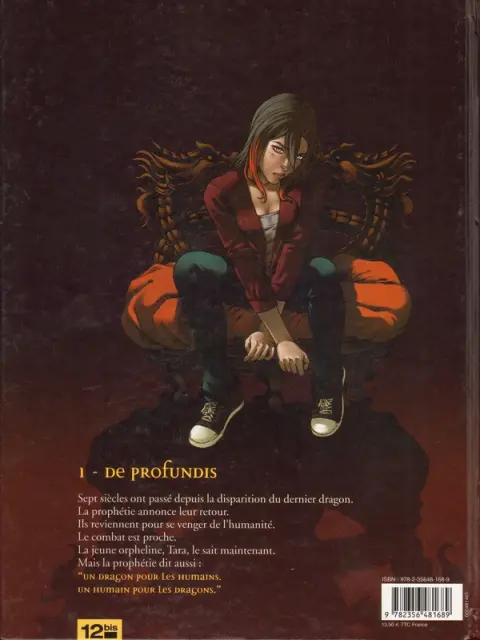 Verso de l'album Dragon Eternity Tome 1 De profundis