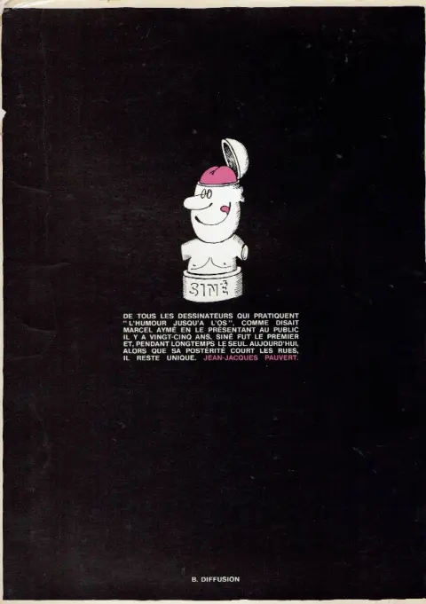 Verso de l'album Érotissiné