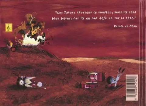 Verso de l'album Genz Gys Khan au pays du vent Tome 3 Gare aux Tatars