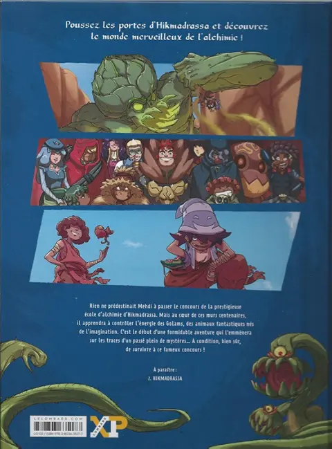 Verso de l'album Golam Tome 1 Le fils de la lune