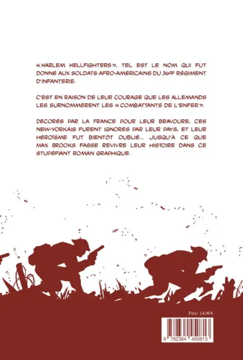 Verso de l'album Les Harlem Hellfighters