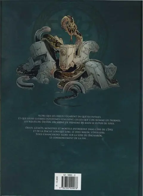 Verso de l'album Loki Tome 1 Le Feu sous la glace