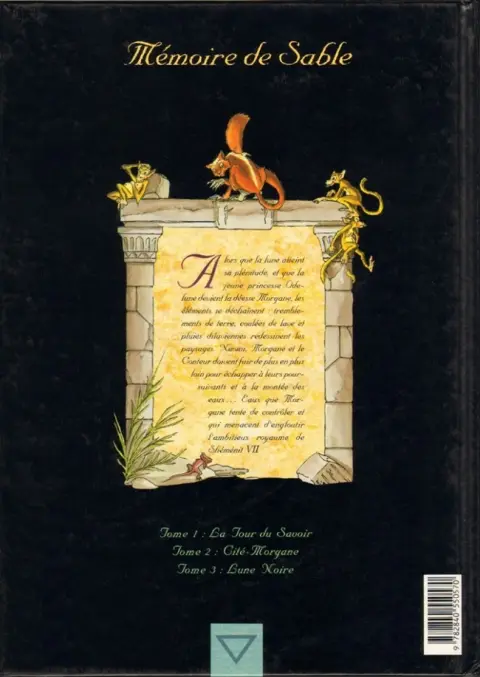 Verso de l'album Mémoire de sable Tome 3 Lune noire