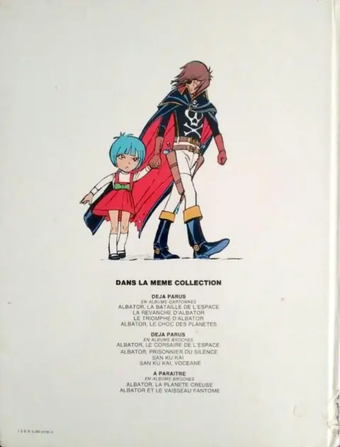 Verso de l'album Albator Tome 4 Le choc des planètes