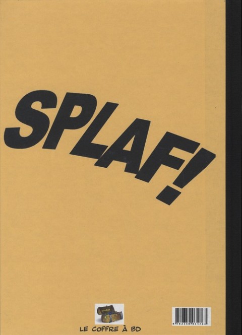 Verso de l'album Monsieur Splaf