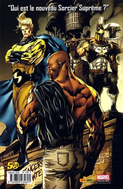 Verso de l'album The New Avengers Tome 6 À la recherche du Sorcier Suprême