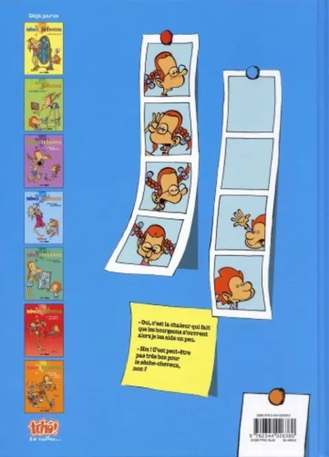 Verso de l'album Nino & Rébecca Tome 8 Tu comprendras plus tard