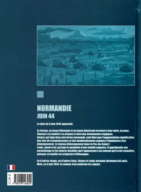 Verso de l'album Normandie juin 44 Vagabondages Tome 2 Utah beach / Carentan
