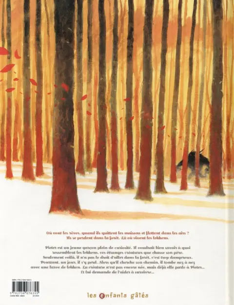 Verso de l'album Pieter et le Lokken