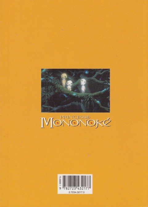 Verso de l'album Princesse Mononoké Volume III