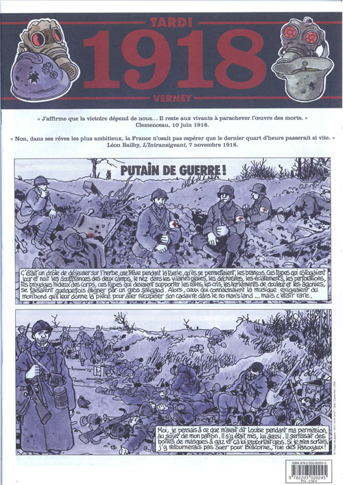 Couverture de l'album Putain de guerre ! Tome 5 1918