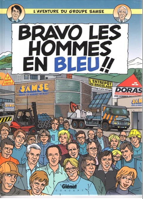 L'Aventure du groupe Samse Tome 1 Bravo les hommes en bleu !!