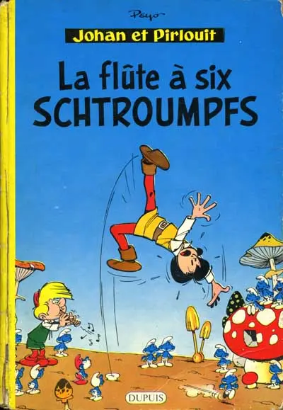 Couverture de l'album Johan et Pirlouit Tome 9 La flûte à six schtroumpfs