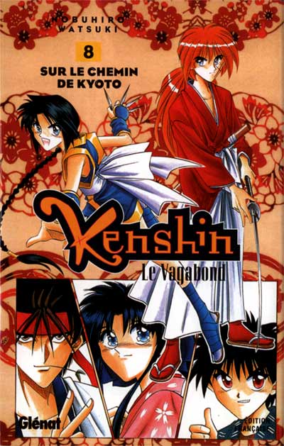 Couverture de l'album Kenshin le Vagabond 8 Sur le chemin de Kyoto
