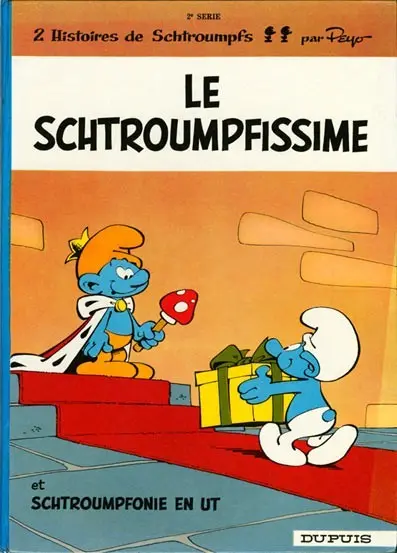 Couverture de l'album Les Schtroumpfs Tome 2 Le Schtroumpfissime (+ Schtroumpfonie en ut)