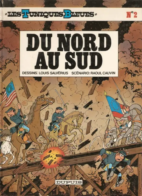Couverture de l'album Les Tuniques Bleues Tome 2 Du nord au sud