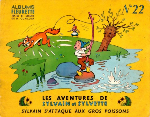 Couverture de l'album Sylvain et Sylvette Tome 22 Sylvain s'attaque aux gros Poissons